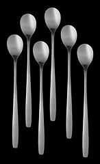 Image showing six spoons