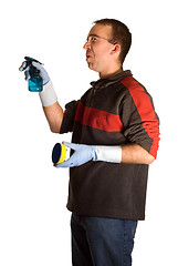 Image showing Male Cleaner