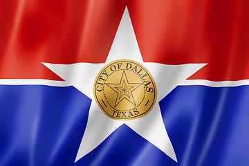 Image showing Dallas city flag, Texas, USA