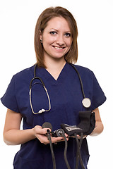 Image showing Friendly doctor nurse