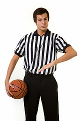 Image showing Basketball official