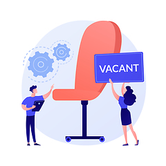 Image showing Vacant job vector concept metaphor