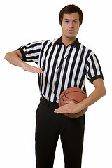 Image showing Basketball official