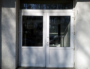 Image showing plastic entry doors