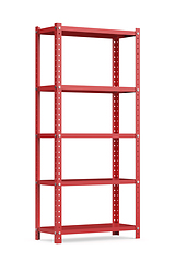 Image showing Metal shelving unit