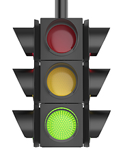 Image showing Green traffic light