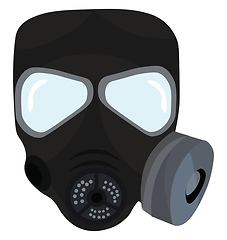 Image showing Gas mask, vector or color illustration.