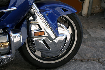 Image showing motorbike wheel