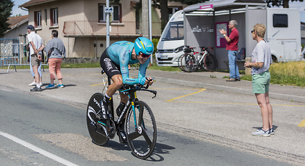 Image showing The Cyclist Jakob Fuglsang - Criterium du Dauphine 2017