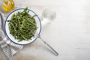 Image showing Dandelion salad