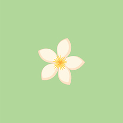 Image showing Spa flower, vector or color illustration.
