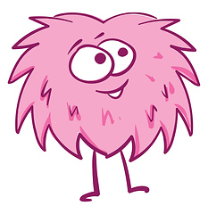 Image showing Image of cute monster, vector or color illustration.