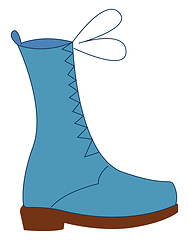 Image showing Image of boots, vector or color illustration.