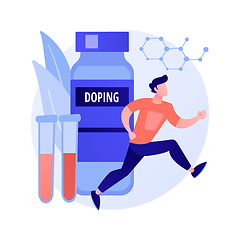 Image showing Doping test vector concept metaphor