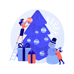 Image showing Christmas celebration vector concept metaphor