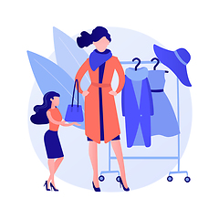 Image showing Personal stylist vector concept metaphor