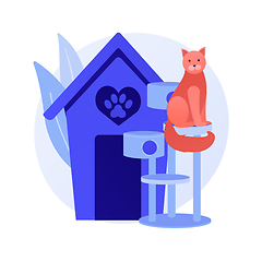 Image showing Pet friendly place vector concept metaphor