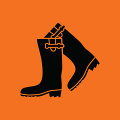 Image showing Hunter\'s rubber boots icon