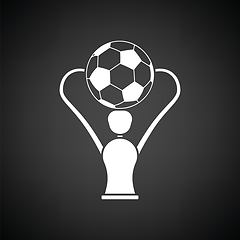 Image showing Soccer cup  icon