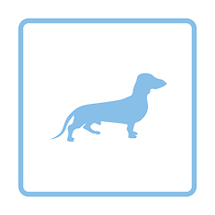 Image showing Dachshund dog icon