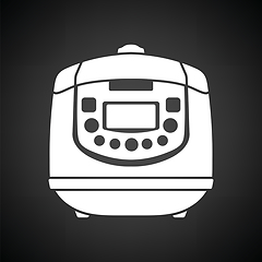 Image showing Kitchen multicooker machine icon