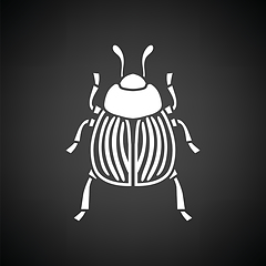 Image showing Colorado beetle icon