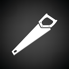 Image showing Hand saw icon