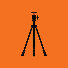 Image showing Icon of photo tripod