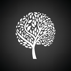 Image showing Ecological tree leaves icon