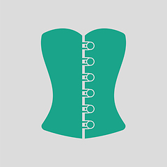 Image showing Sexy corset icon