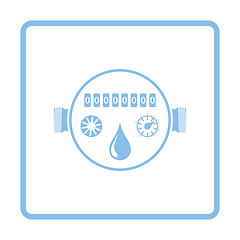 Image showing Water meter icon