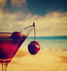Image showing Cherry Cocktail