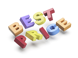 Image showing Best price promo text