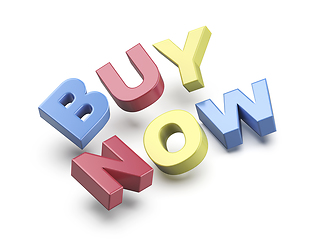 Image showing Buy now promo text