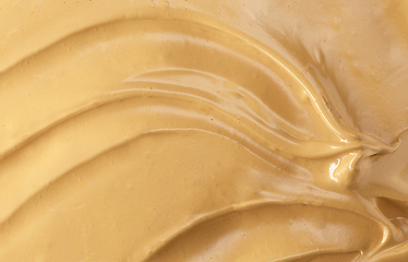 Image showing whipped coffee caramel dessert background