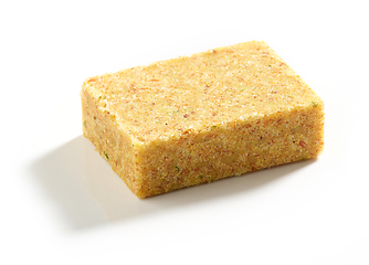 Image showing chicken broth cube isolated 