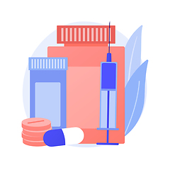 Image showing Medications prescription vector concept metaphor