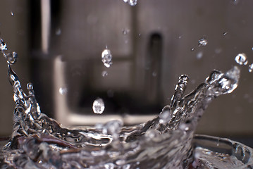 Image showing Water splash freeze