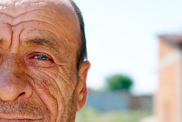 Image showing Old wrinkled man