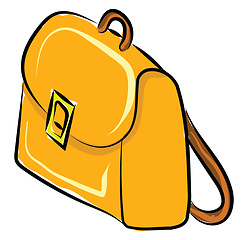 Image showing Image of executive bag, vector or color illustration.