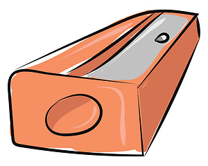 Image showing Sharpener with perspective, vector or color illustration.