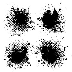 Image showing small halftone ink splat