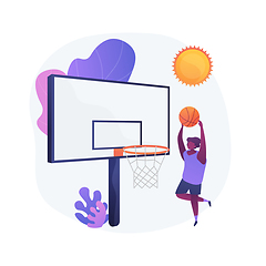 Image showing Basketball camp vector concept metaphor