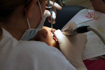 Image showing At the dentist's