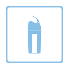 Image showing Fitness bottle icon