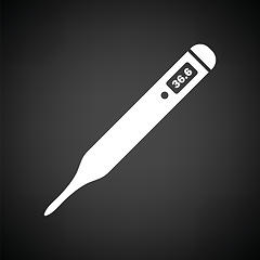 Image showing Medical thermometer icon