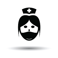 Image showing Nurse head icon