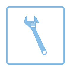 Image showing Adjustable wrench  icon