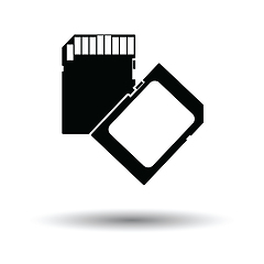 Image showing Memory card icon