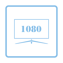 Image showing Wide tv icon